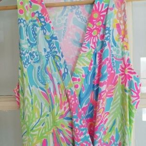 Rare Lilly Pulitzer Karlie Wrap Romper